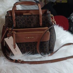 CalvinKlein Brown Bag